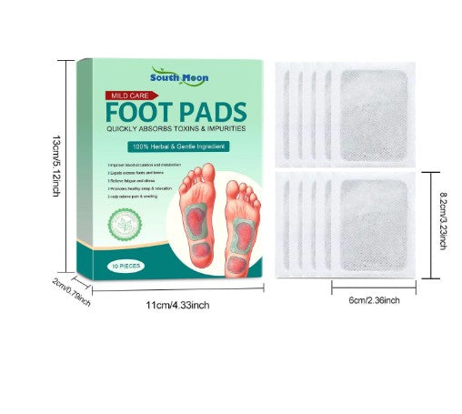 100% Herbal & Gentle Ingredient Detox Foot Pads