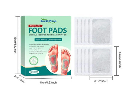 100% Herbal & Gentle Ingredient Detox Foot Pads