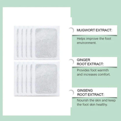 100% Herbal & Gentle Ingredient Detox Foot Pads